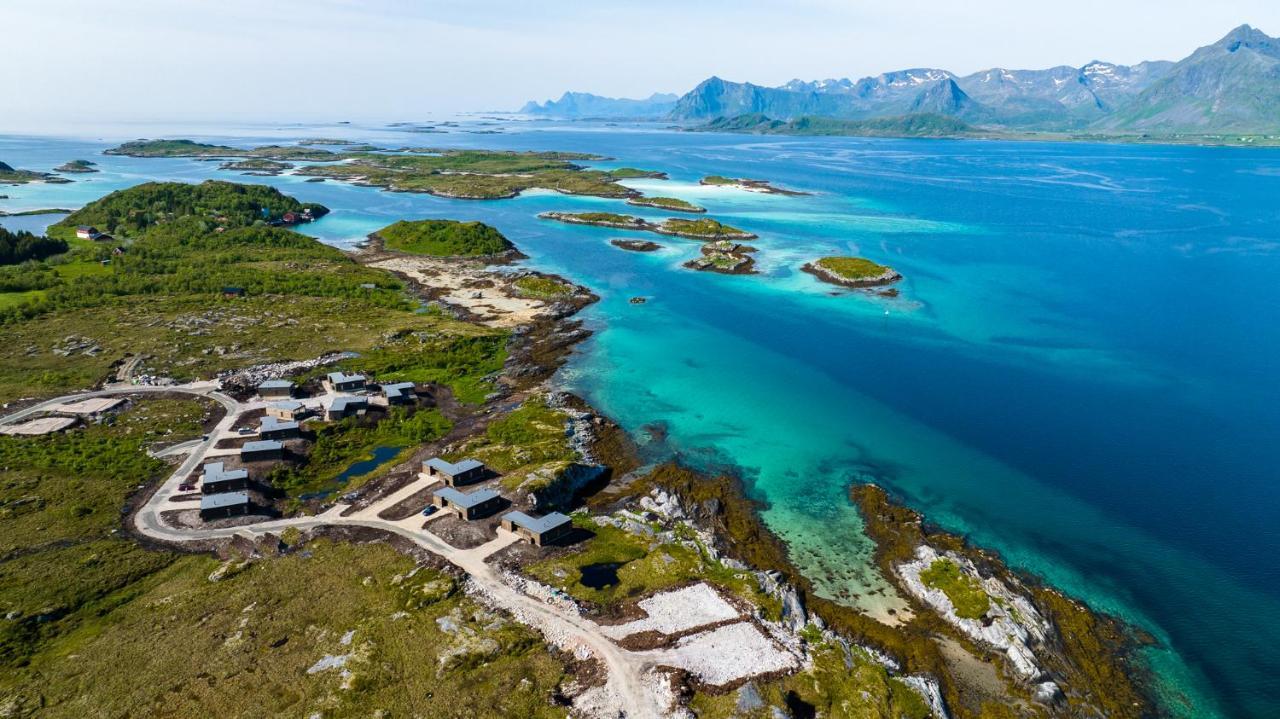 New Luxury Cabin Near Henningsvaer Lofoten Kleppstad Esterno foto