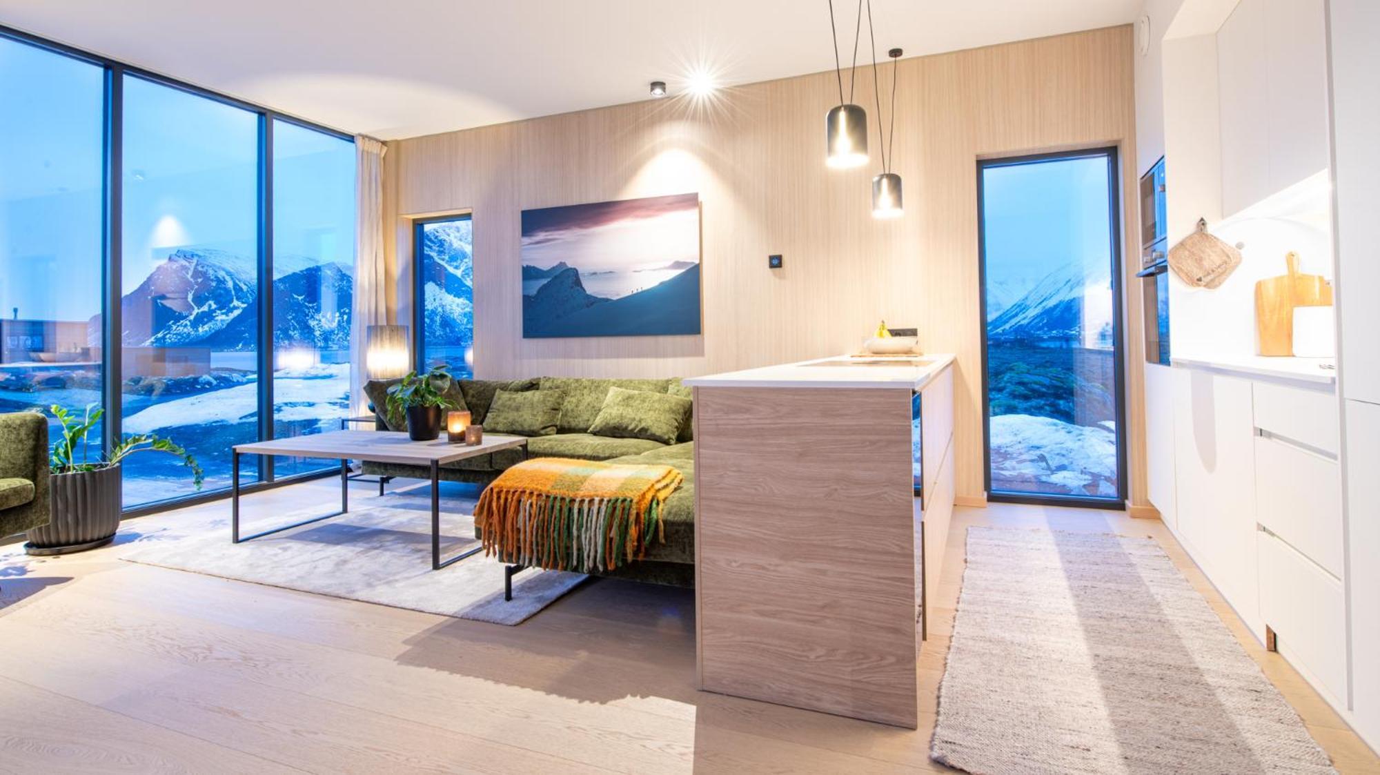New Luxury Cabin Near Henningsvaer Lofoten Kleppstad Esterno foto